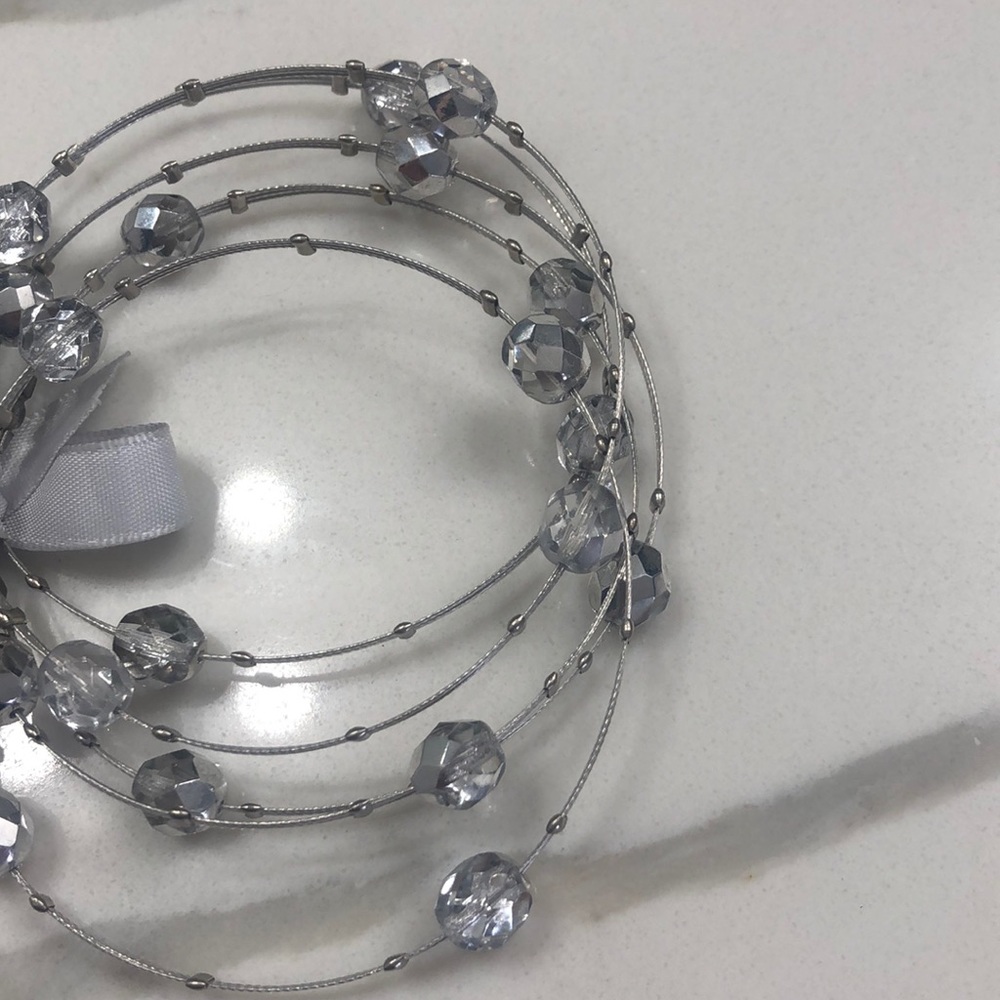 Silver and clear colored Bracelet - Picture 2 of 5